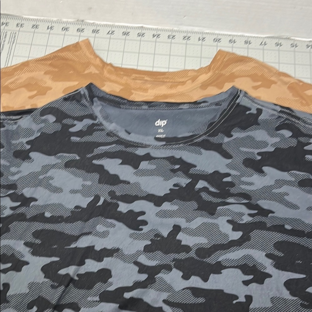 Dip Gray and Tan Short Sleeve Tees
